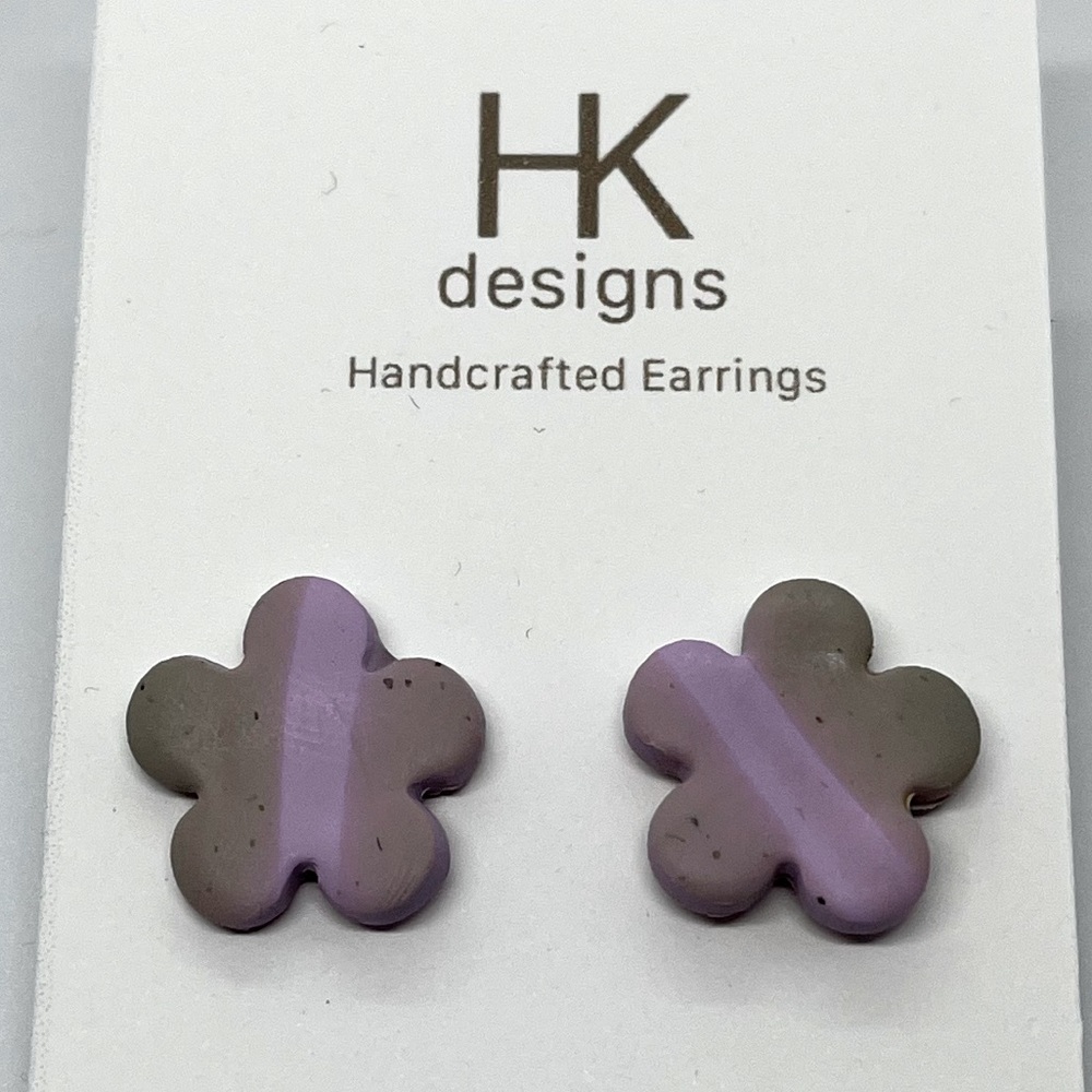 Handmade Flower Studs